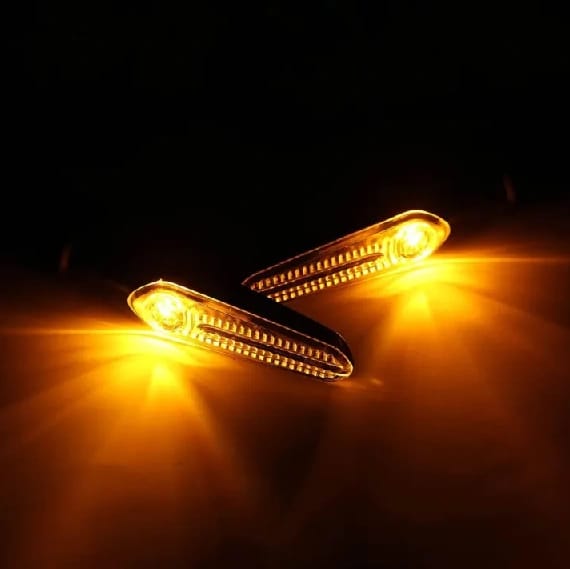 LED Turn Signal Light Motorcycle Accessories Indicator Directional Flashing Lamp 1 Pair Replacement for MT07 700 XJ6 FZ6 MT09 900 MT10 - image 2
