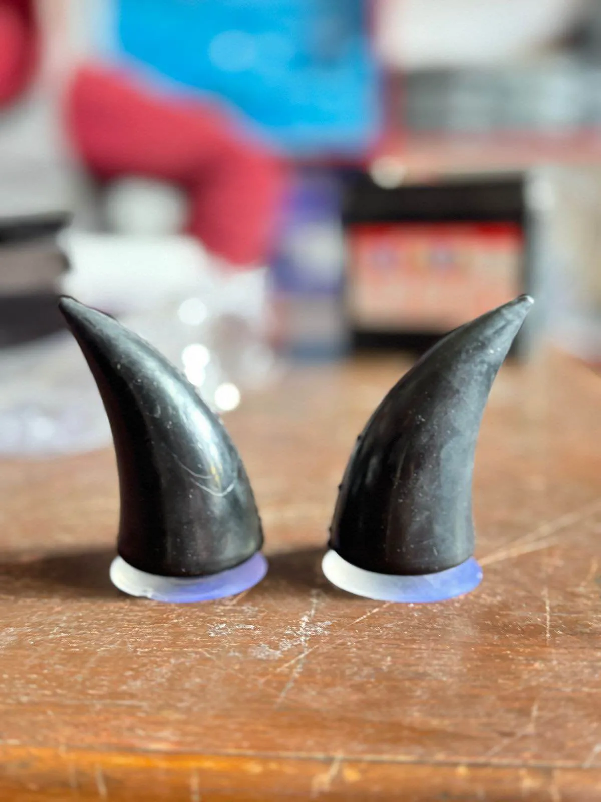 Rubber Mohawk/Spikes Helmet Accessory for All Motorcycles, Dirt Bike and Normal Helmets. Spike - image 1