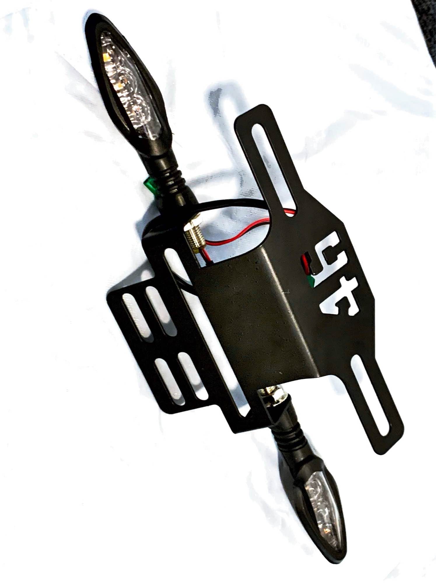 Combo Universal Tailtidy with 2 Pis KTM Indicator | 46 Tail tidy - 2 Pis KTM Indicator (black)