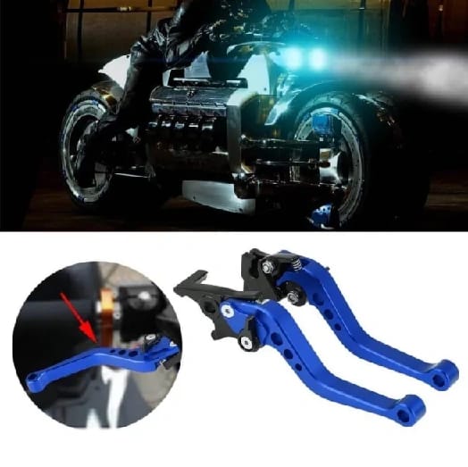 Adjustable Clutch and Brake Lever for Yamaha R15 V3 ABS (Full Metallic CNC Material) - image 3