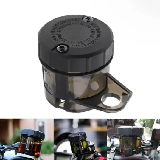 Universal Motorcycle Brake Clutch Tank Fluid Bottle Reservoir Oil Tank Oil can-1 - image 2