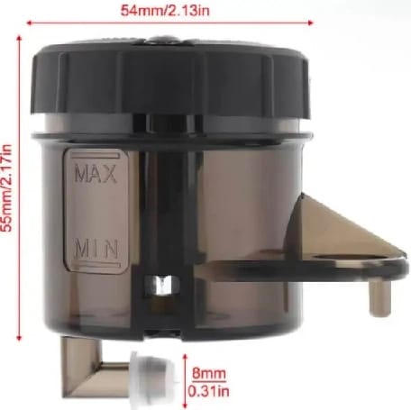 Universal Motorcycle Brake Clutch Tank Fluid Bottle Reservoir Oil Tank Oil can-1 - image 5
