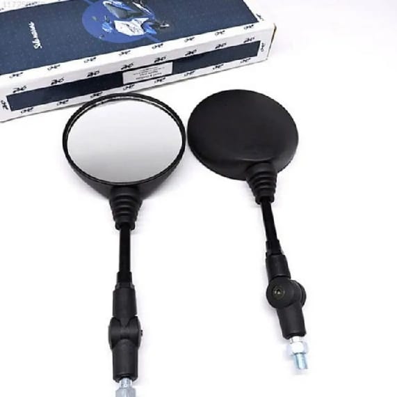 Motorcycle Folding Mirror | Folding Dirt Mirror (Black) - image 3