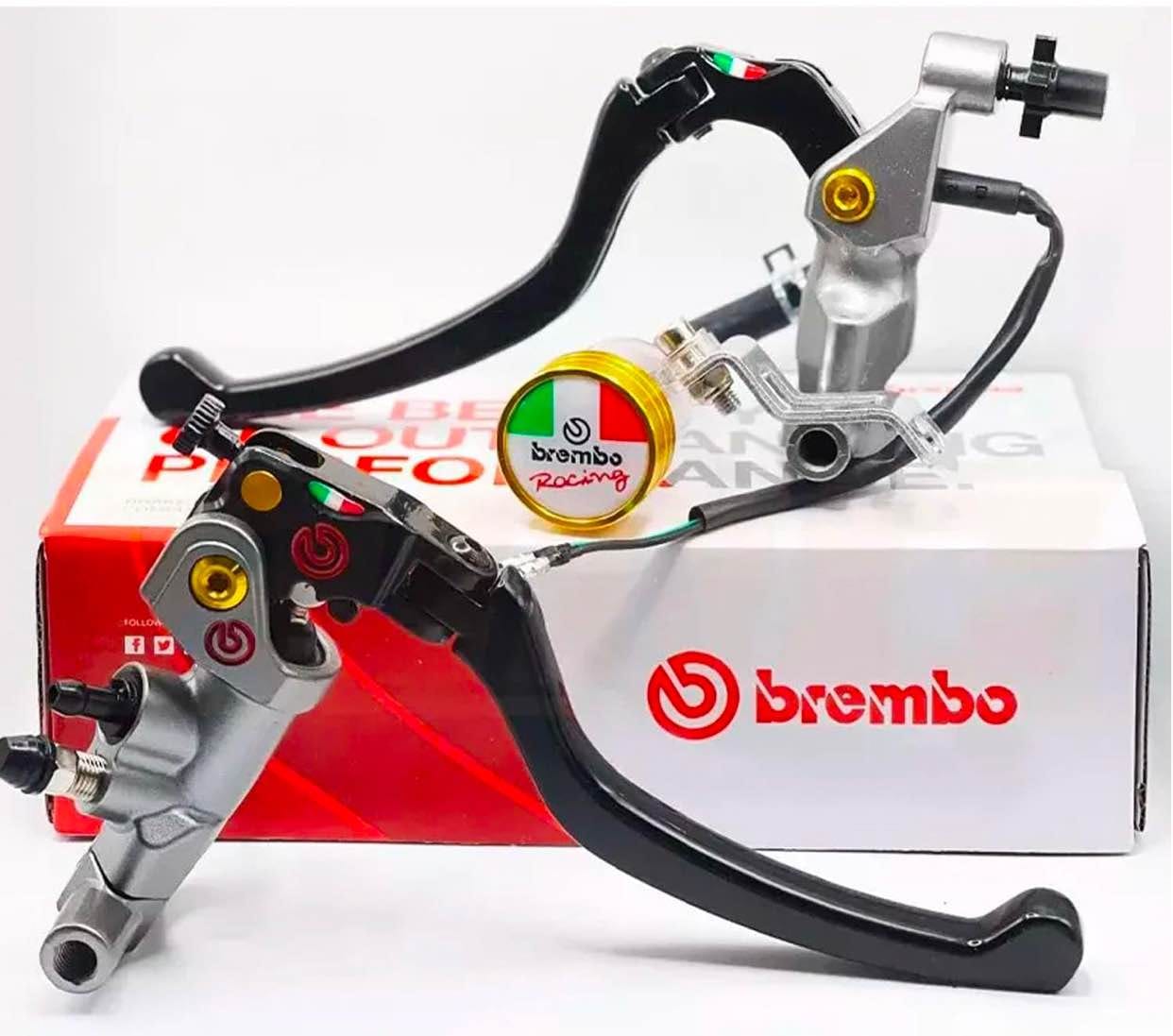 Bremboo Hydraulic Brake and Clutch Set with 1 Cylinder Can for Universal Bikes (Black)
