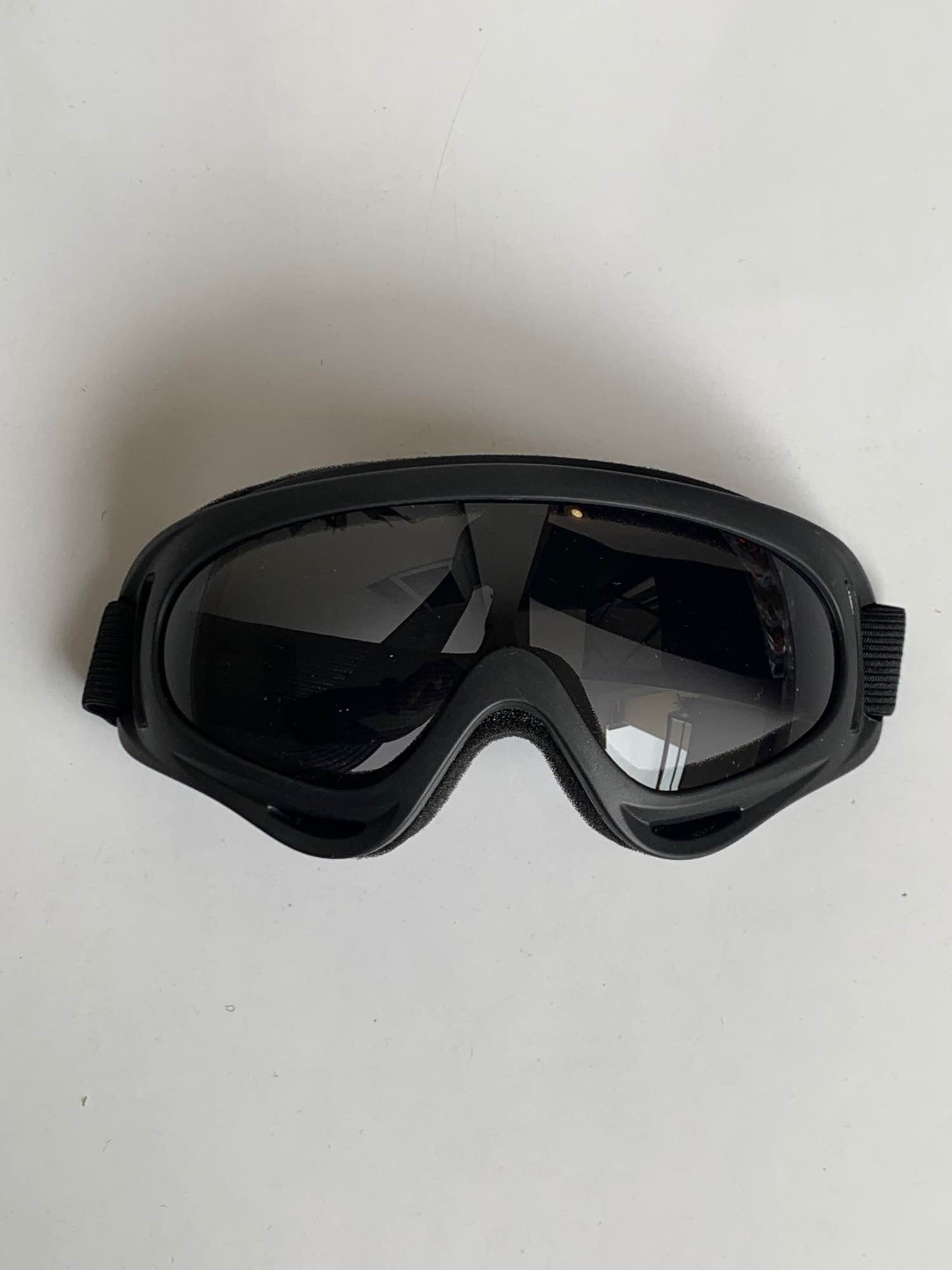 Motorcycle Riding Eyewear Helmet Goggles Anti Scratch | UV Protective Windproof Dirt Shield For Cycling, Bike Riding Off Road Racing And Outdoor Activities (BLACK) - image 1
