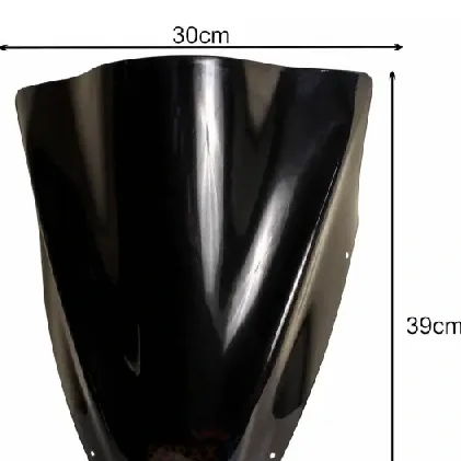 Premium Unbreakable Acrylic Wind Deflector/Wind Protection Visor Suitable for Pulsar 150/180 (Black) - image 3
