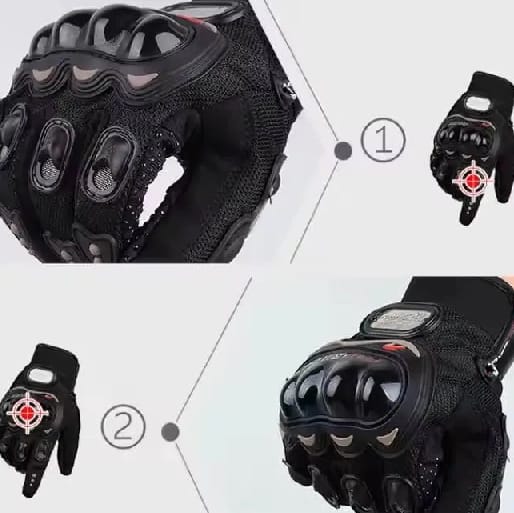 Motorcycle probiker leather racing gloves touch screen Motocross motorcycle pro biker 3d sport - image 5