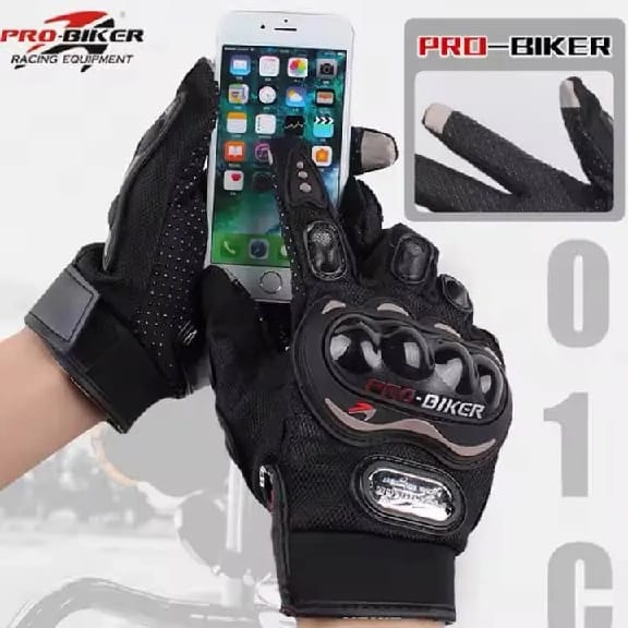Motorcycle probiker leather racing gloves touch screen Motocross motorcycle pro biker 3d sport - image 2