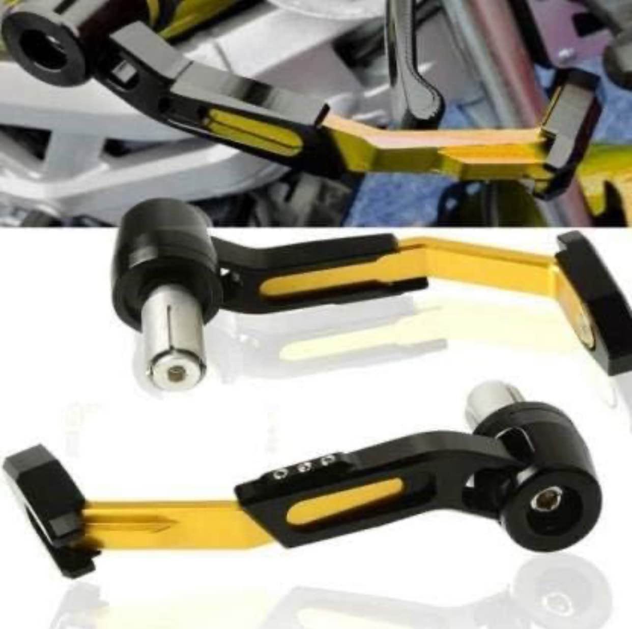 Motorcycle Adjustable Brake Clutch CNC Lever Protector Guard (Black, Blue, Gold) - image 2