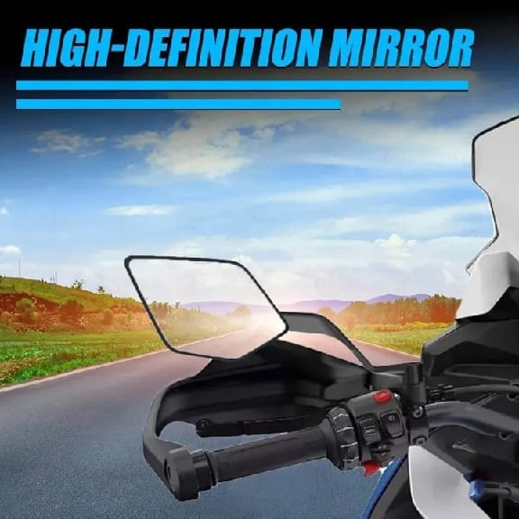 Stealth Max Motorcycle Bar End Side Mirrors, Universal Aluminium Alloy, Compatible with Most Bikes - image 4