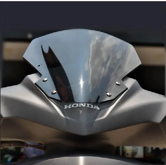 Universal Bubble Visor | World Visor Glass (Black) Universal for All Bikes - image 3