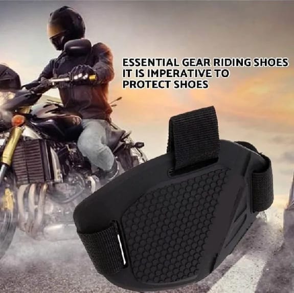 Shoe Protector for Bike Gear Shift pad for Shoes Protective for Motorbike (Black) - image 5
