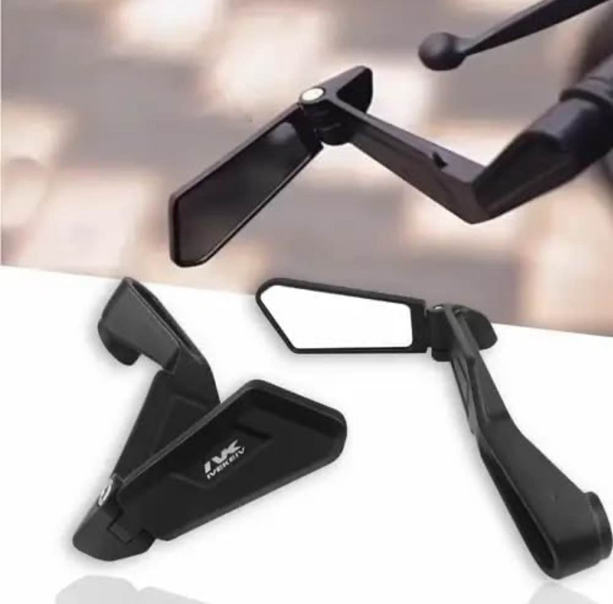 Bike Two In One Hand Lever Guard & Side Mirror Universal Handle Protector Heavy