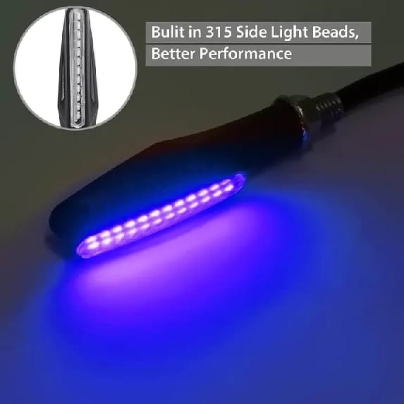 Indicator Light for All Bikes (Color Blue), LED 4pis - image 4
