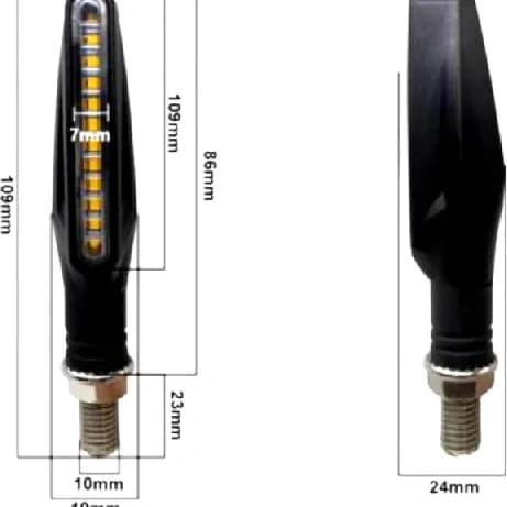 Indicator Light for All Bikes (Color Blue), LED 4pis - image 5