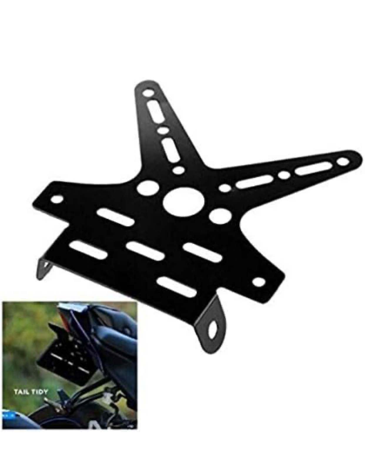 Adjustable Tail Tidy Number Plate Holder/License Plate Holder Bracket - image 1