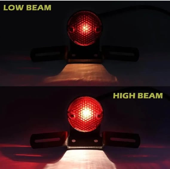 Brake Light Tail Light Stop Light LAMP Round Design Motorcycle for Universal Bike - image 2