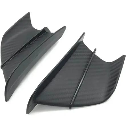 Universal Motorcycle Side Wing Mat Carbon Fiber Black Universal for All faring Bike PWW-2 - image 4