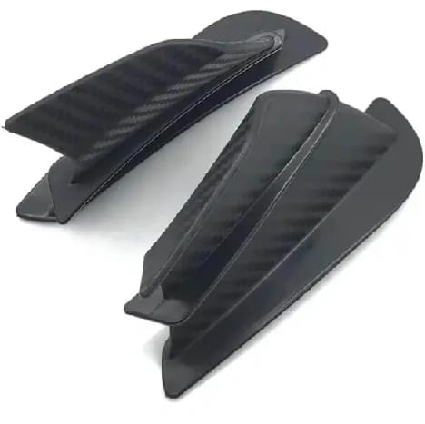 Universal Motorcycle Side Wing Mat Carbon Fiber Black Universal for All faring Bike PWW-2 - image 3