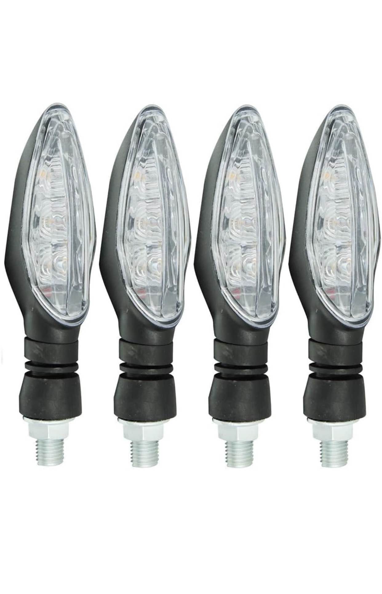 KTM Duke Indicator Yellow Light Compatible for Universal Bike (Unbreakable Light (Pack of 4) - image 1