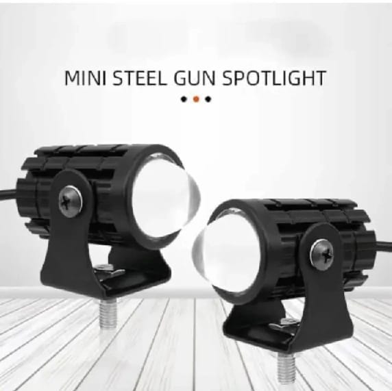 GLOWLIGHT UNIVERSAL Fog spot Light Double Color (White & Yellow) 2 Pcs. Universal for Bike Car Scooty Projector 12V | Dc Power | Original Imported Super SPOTS LED FOG LIGHT - image 3