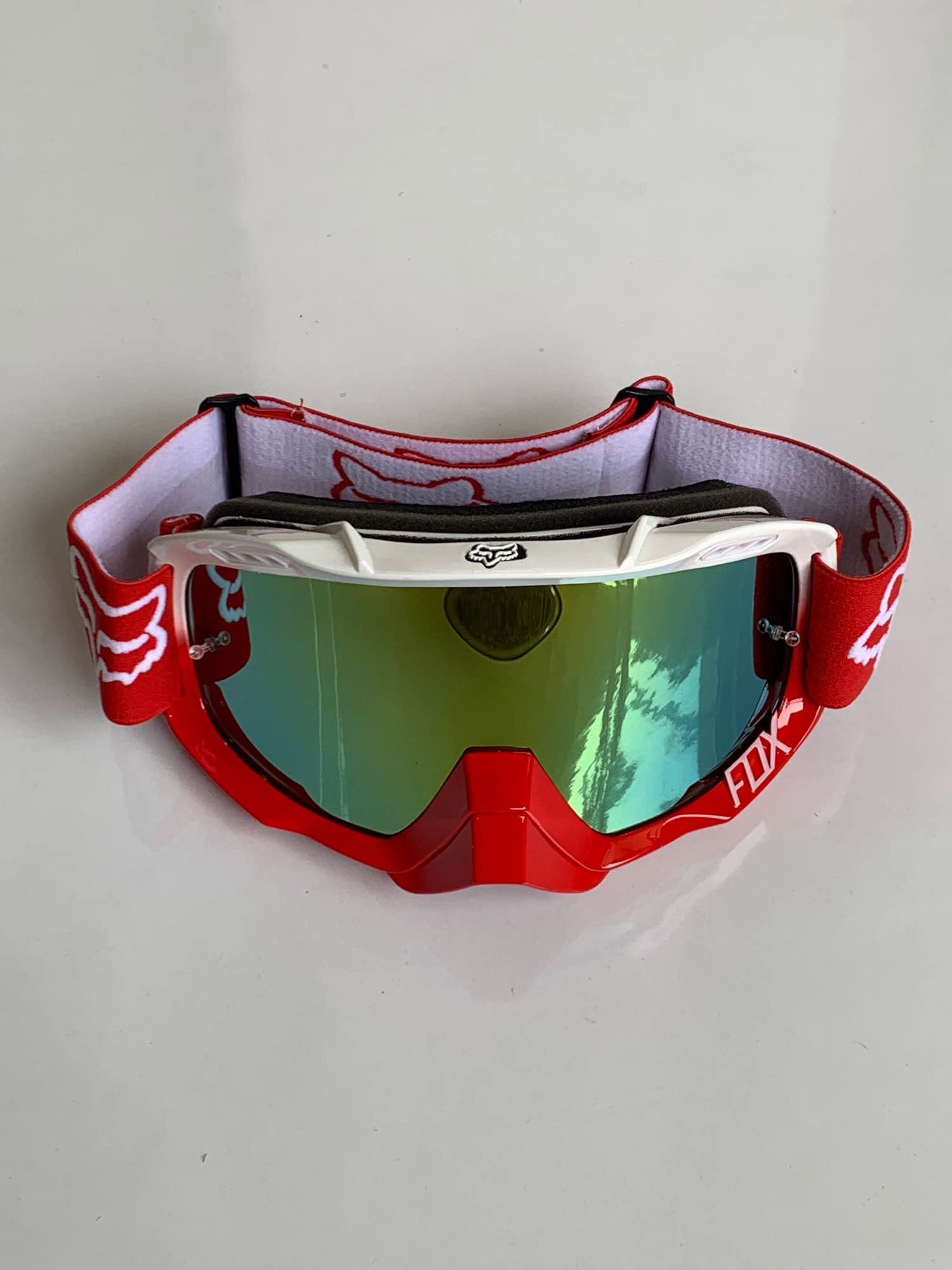 Fox Riding Goggles Red - image 1