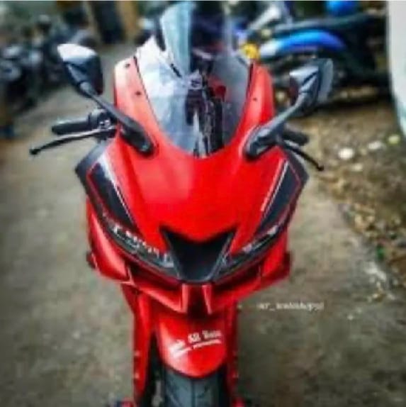 Winglet for Yamaha R15 V3 Wiser Cap/Light Visor Cap (Black) - image 2