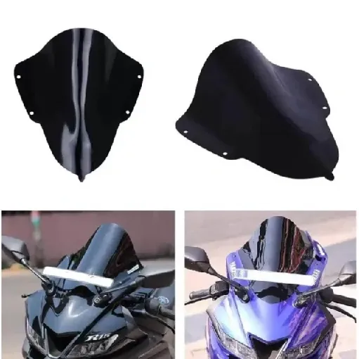 R15 V3 Bubble Visor (BLACK) - image 3