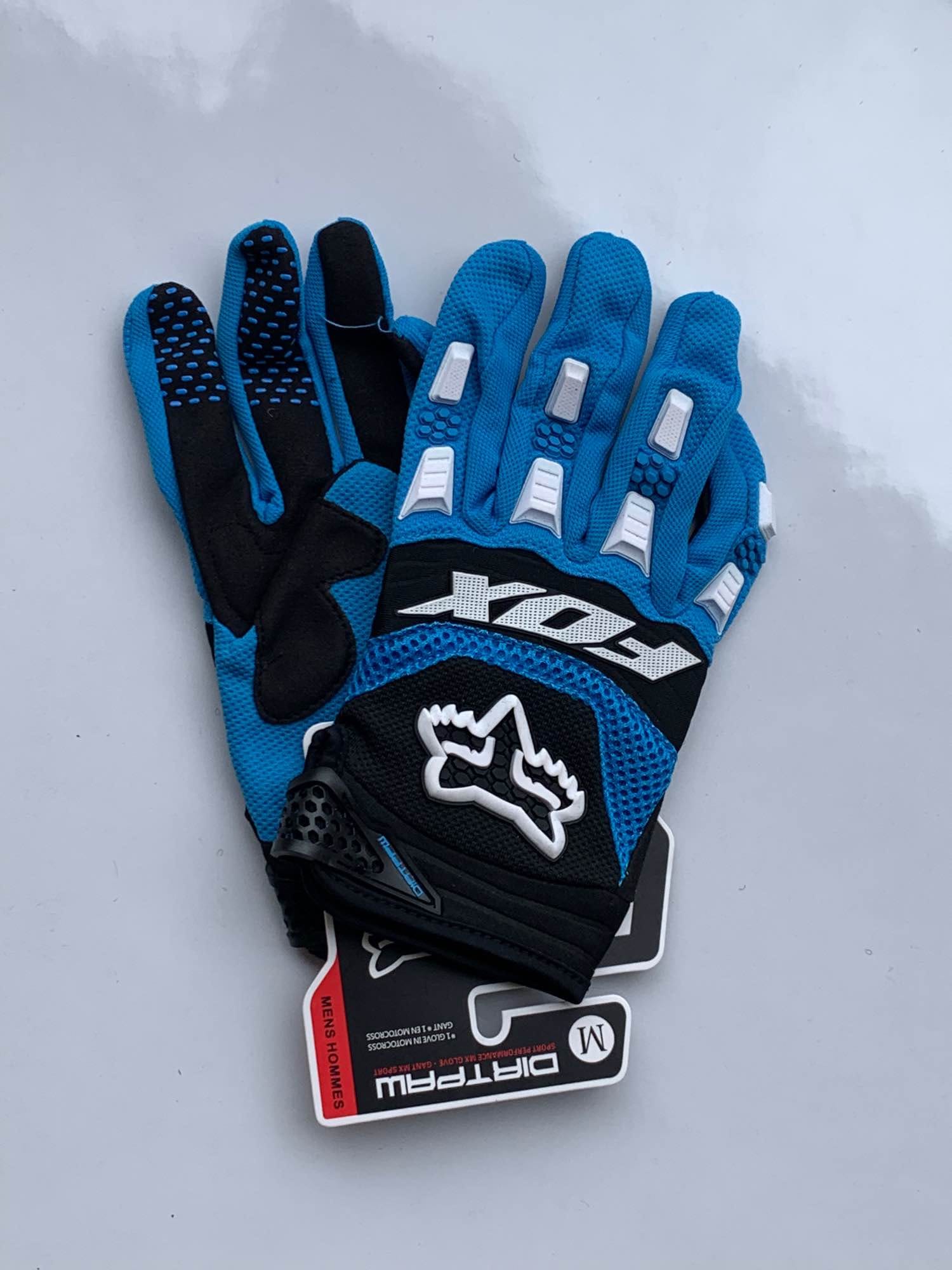 Fox Rider Gloves Blue - image 1