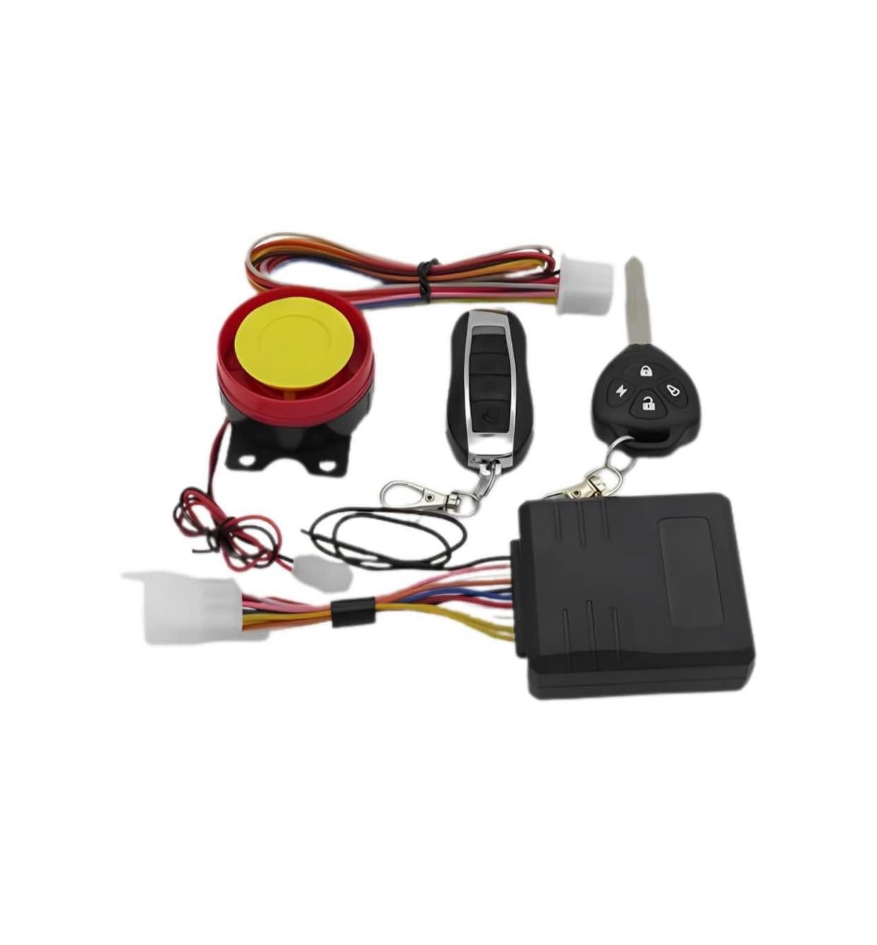 Anti Theft Universal Motorcycle Security Alarm System with 2 Key Remotes for Bike Scooter Protection Engine Start - image 1