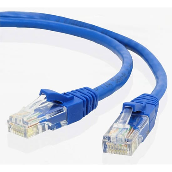 High-Speed Blue Ethernet Cable RJ45 UTP Cat6 Snagless Patch Cord for Computer Networking - image 1