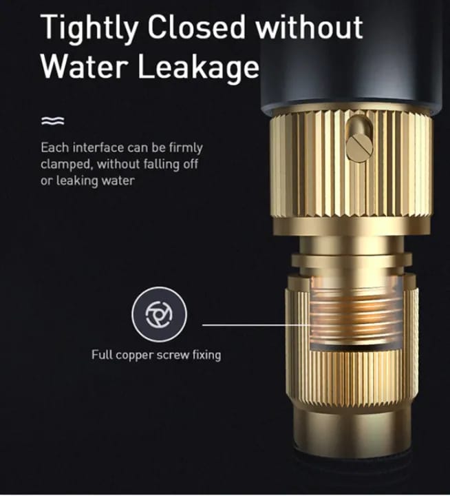 Baseus Simple Life Car Wash Spray Nozzle (with Magic Telescopic Water Pipe) - image 2