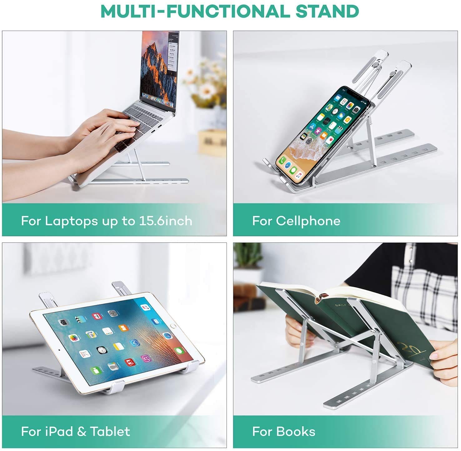 Laptop Stand,Adjustable Laptop Stand,Aluminum Laptop Stands,Ergonomic Laptop Stands - image 3