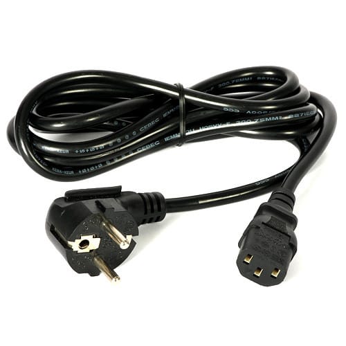 High-Quality 1.5M Power Cord Cable for Monitor SMPS/Printer/TV - Durable Black Universal Plug - image 1