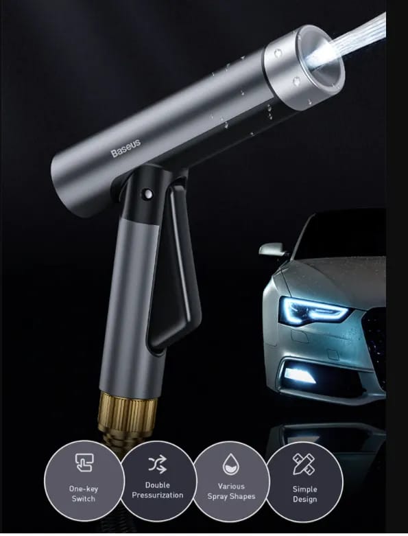 Baseus Simple Life Car Wash Spray Nozzle (with Magic Telescopic Water Pipe) - image 3