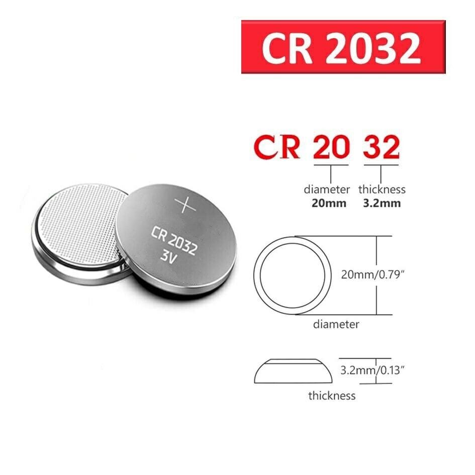 Pack Of 5 Selfie Remote Remote Shutter Battery 3V Lithium Cell (Cr2032) - image 2
