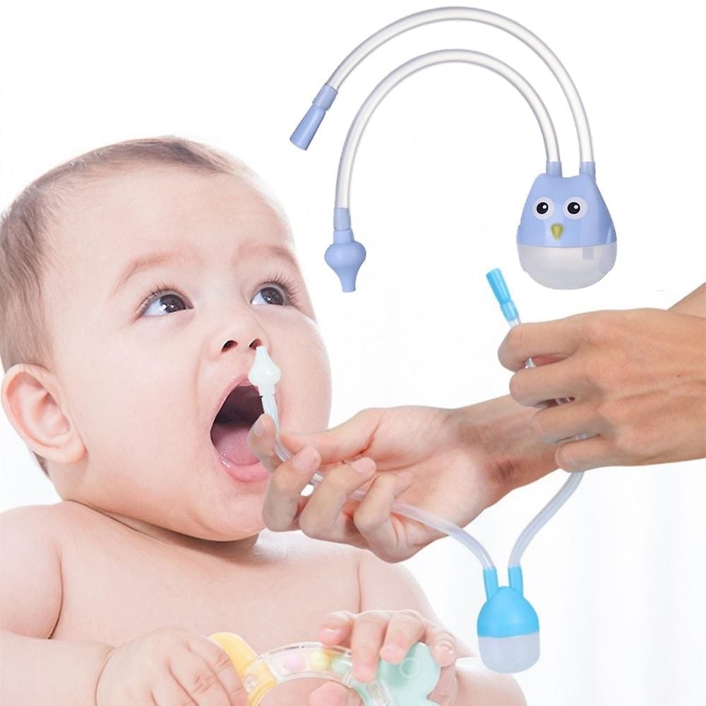 Easy-Use Soft Silicone Baby Nasal Aspirator with Backflow Protection - Assorted Colors - image 3
