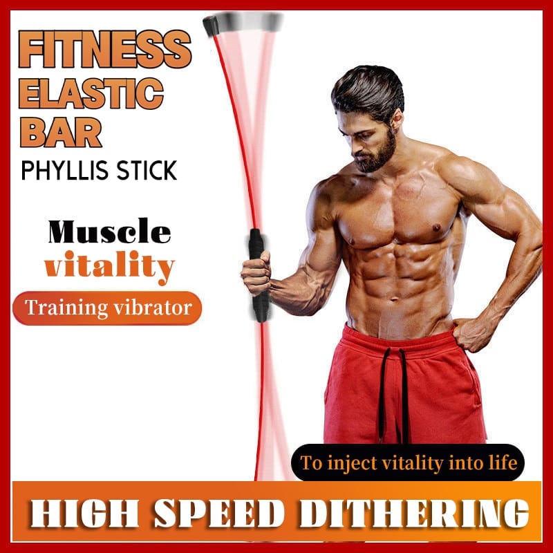 Muscle exercises Fixed Gym Exercise Yoga Workout Fitness elastic bar Felix Stick vibrator bar - image 1