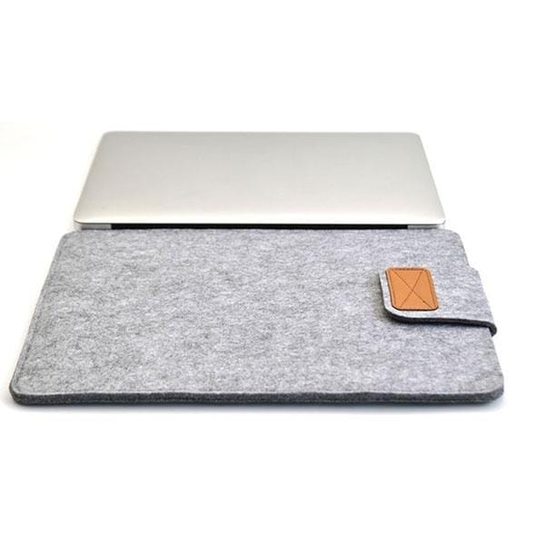 Soft Laptop Bag Case Cover Anti-Scratch For Macbook Tablet (Gray) - image 1