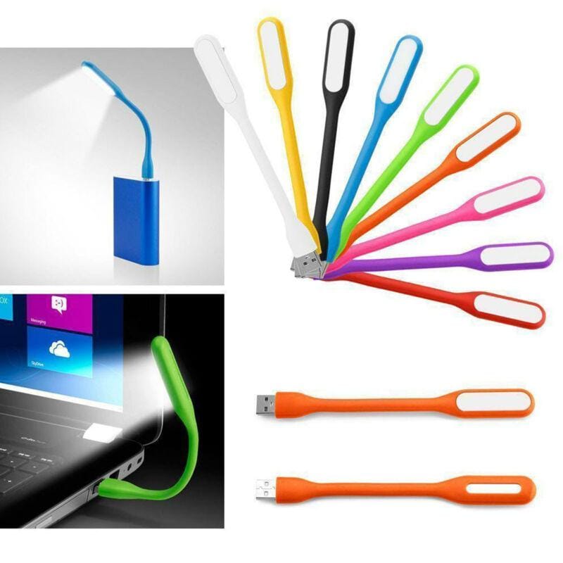 USB 2.0 Flexible LED Desk Light for Computer, Low Power Consumption, Multi-Color Pack - 5 Pcs - image 2