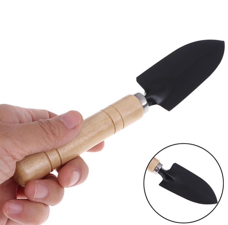 Ergonomic Mini Garden Tool Set with Wooden Handles - 3-Piece Kit for Small Gardening Tasks - image 4
