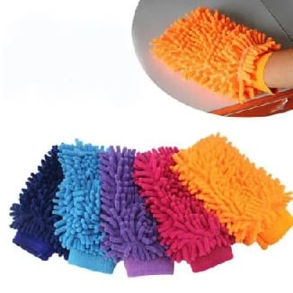 Durable Super Mitt Microfiber Car Window Washing Cleaning Cloth Duster Towel Gloves 5 Colors Home Accessories Cleaner Tool - image 1