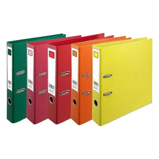 Today 3" Fc Size Lever Arch File/ Index File 10 Pcs In Red Black Blue Color - image 1