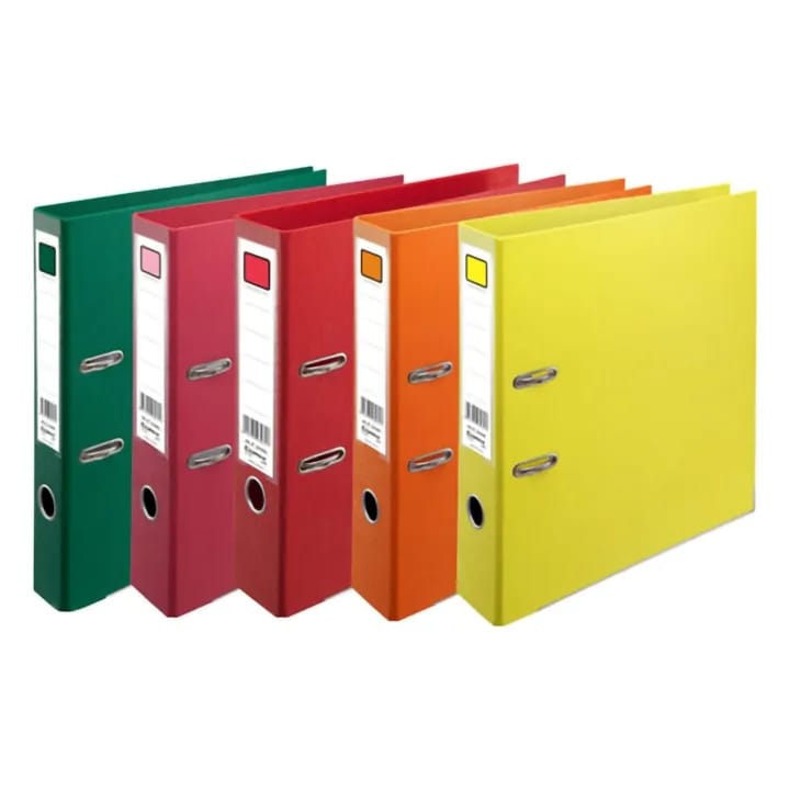 Today 3" Fc Size Lever Arch File/ Index File 10 Pcs In Red Black Blue Color - image 2