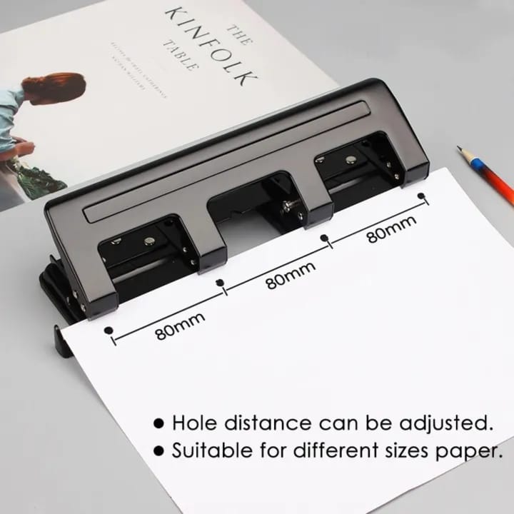 Foska Four/4 Hole Punch For Making Four Hole On The Document - image 1