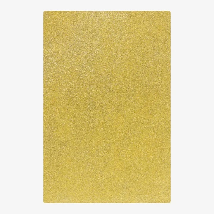Golden Chiisen A4 Glitter Self Adhesive Eva Foam A4 Paper Pack Of 10 Pcs | Acid Free High Flexible Self Adhesive Sheets - image 1