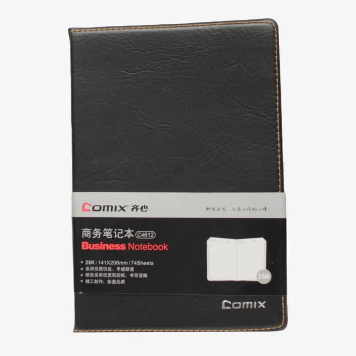 Black Color Comix Business Notebook 74sheets