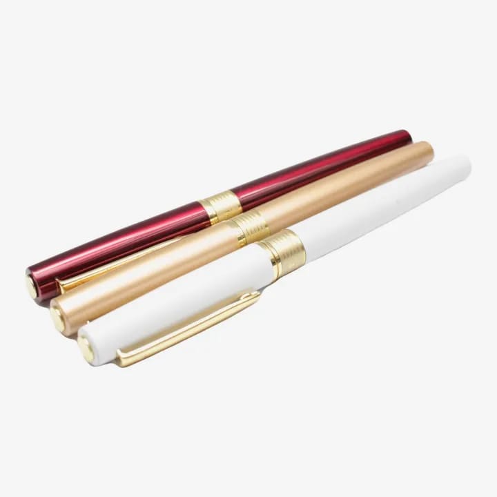 Multicolor Color Wing Sung Golden Pen | Fancy Fountain Pen Set of 3