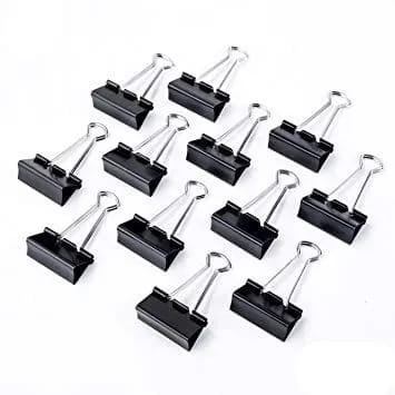 Binder Clips 19 Mm small Size 12 Pcs In Pack - image 2