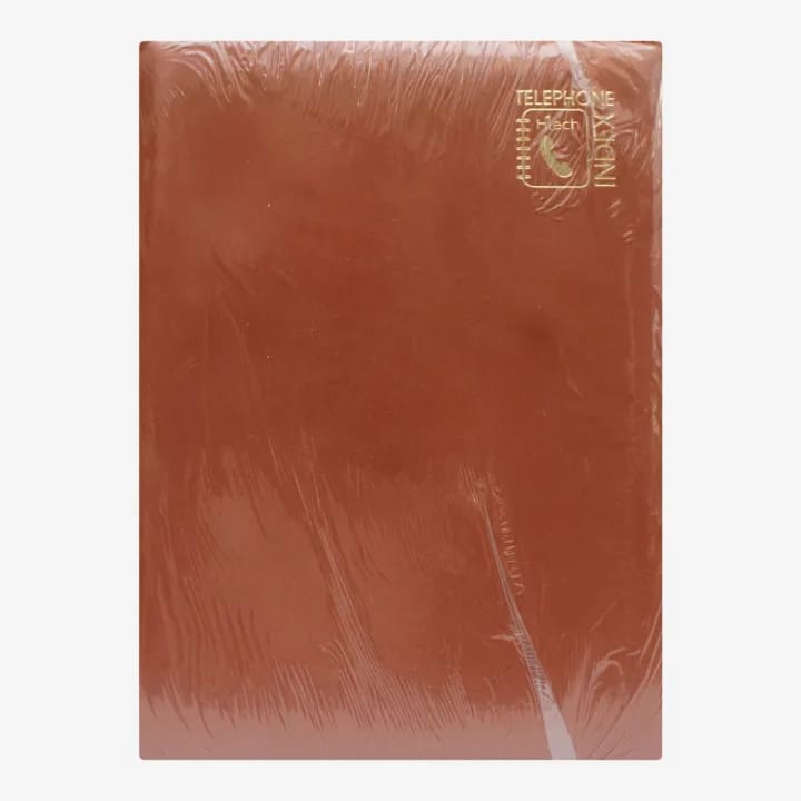 Brown 701 Telephone Index/ Diary - image 1